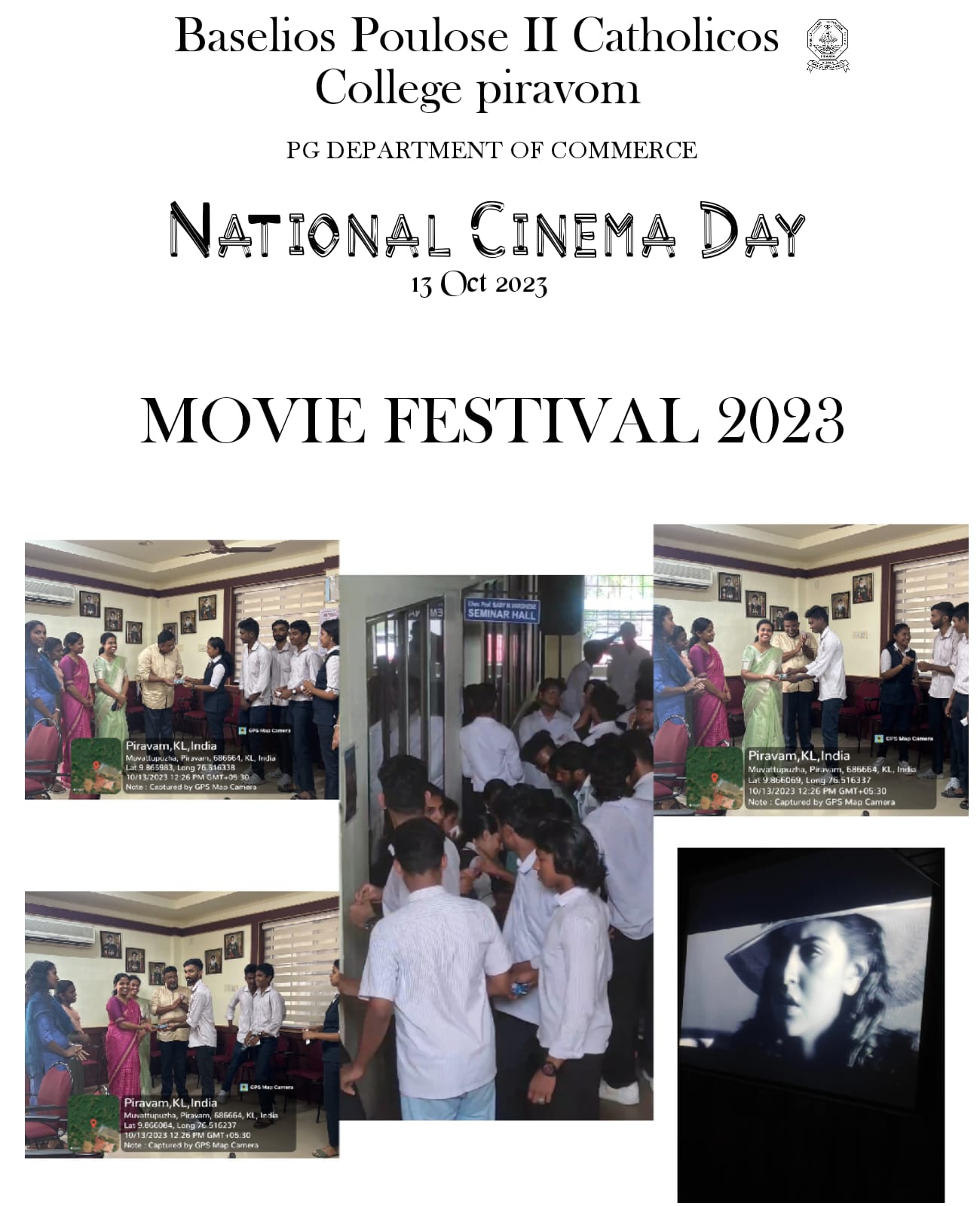 National Cinema Day Celebration2023 BPC College BPC College